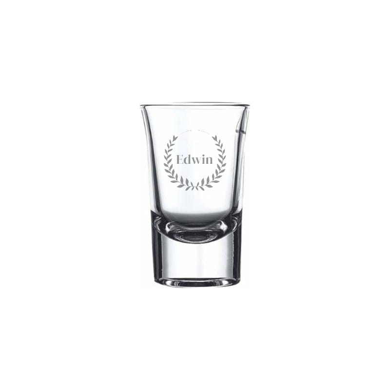 borrelglas graveren | shotjes personaliseren | Gepersonaliseerd glas