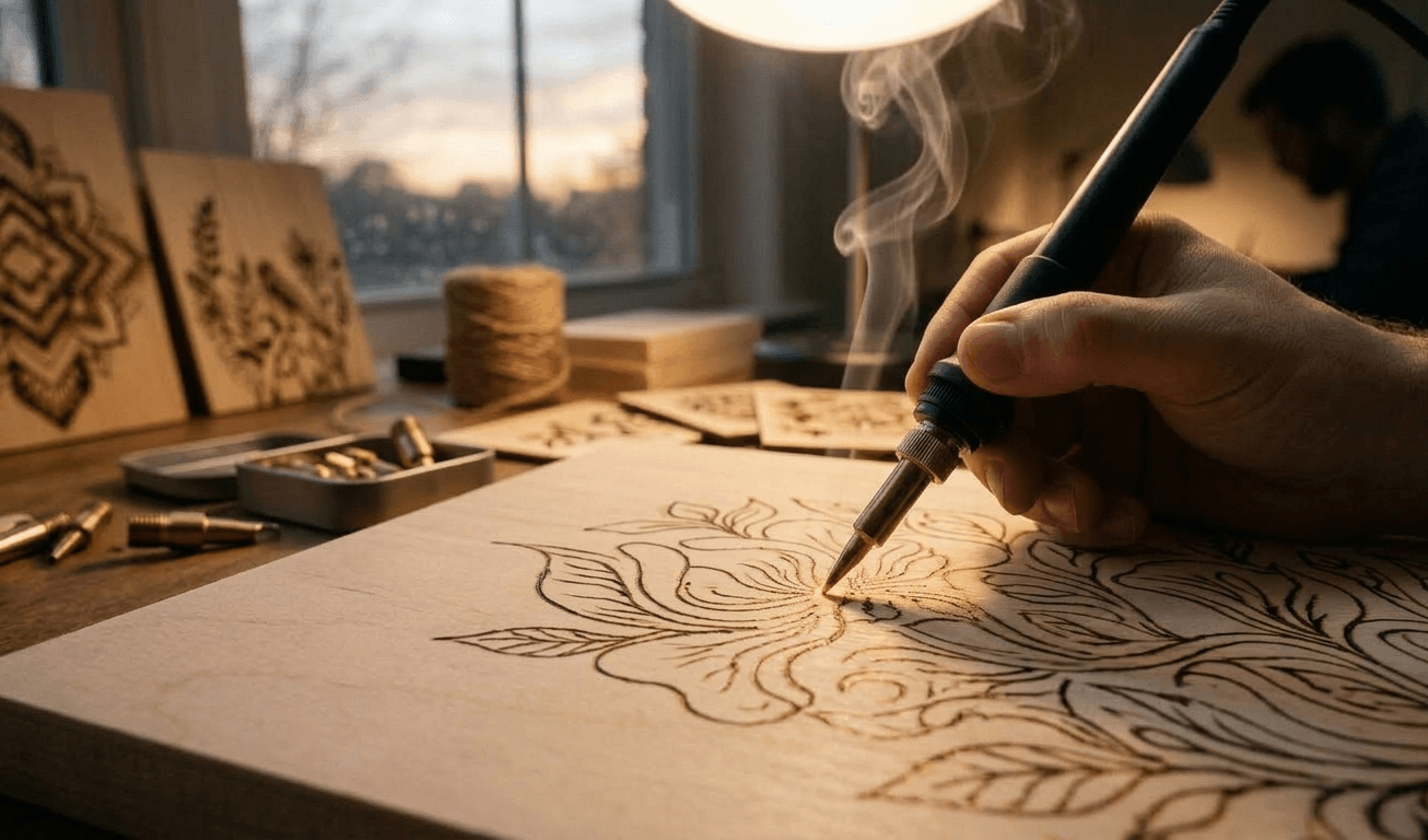 Borrelplank personaliseren: Lasergraveren vs Pyrografie