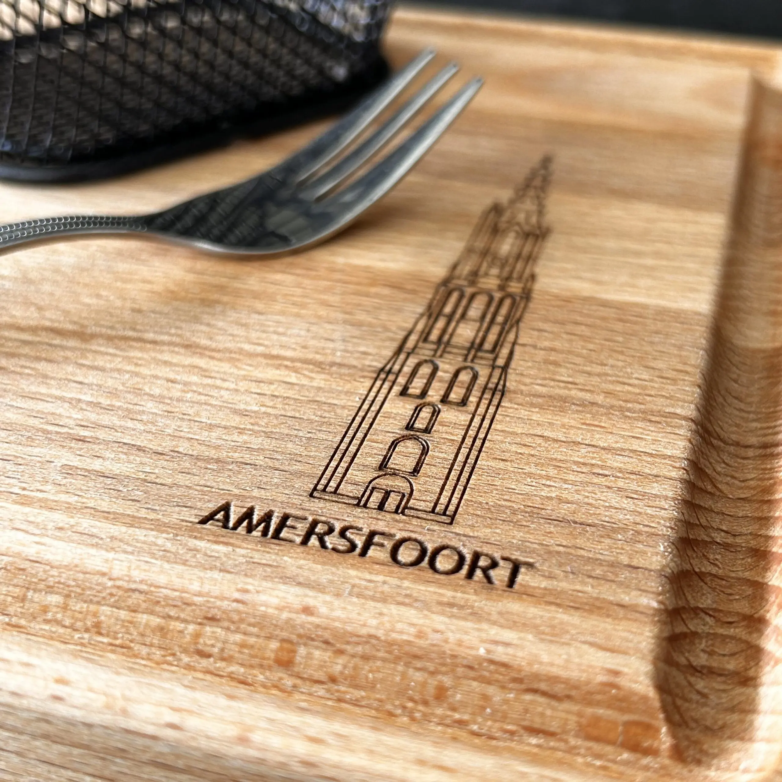 Kaasplank 38 x 20 cm gegraveerde kaasplank