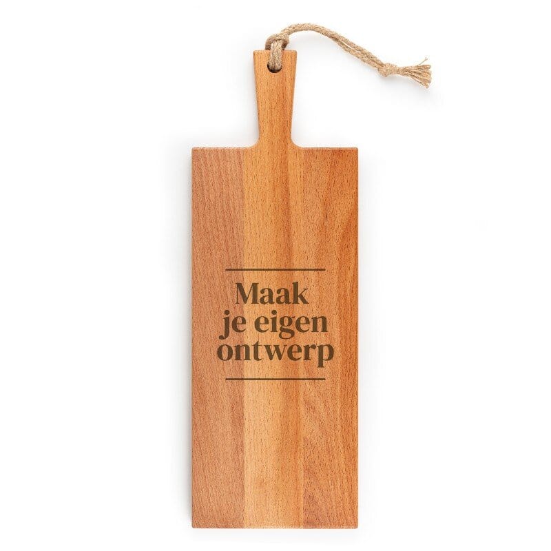 Borrelplank met tekst | Borrelplank gegraveerd met logo of naam