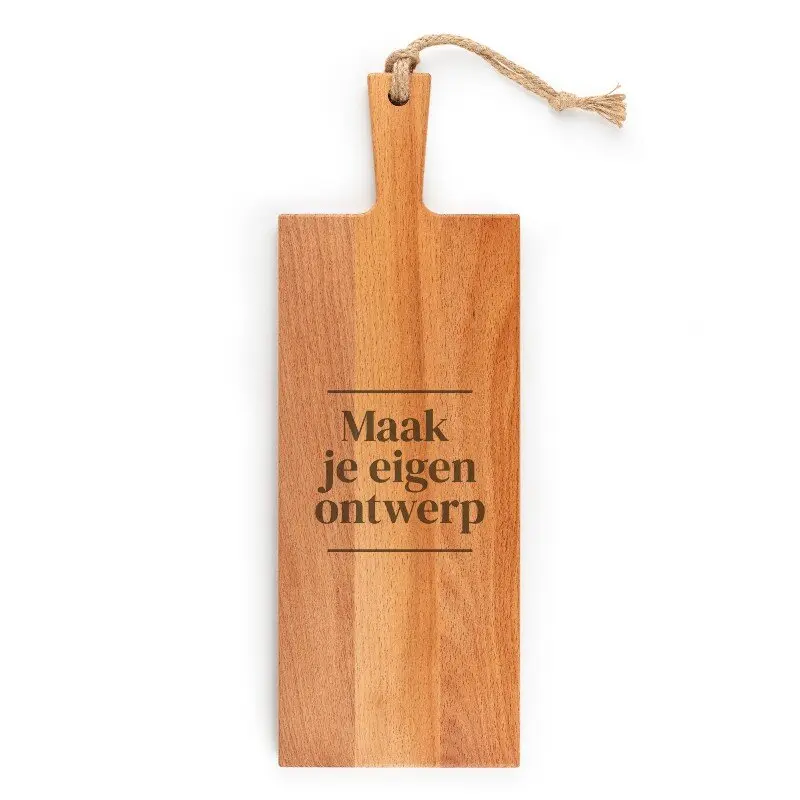 Borrelplank met tekst | Borrelplank gegraveerd met logo of naam