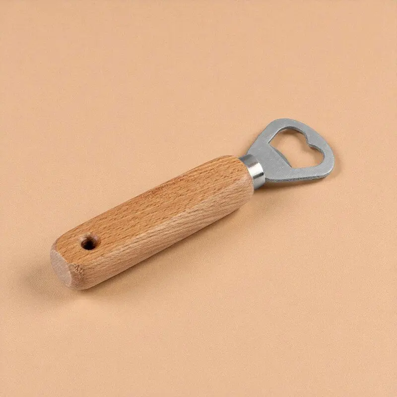 houten bieropener personaliseren met eigen ontwerp