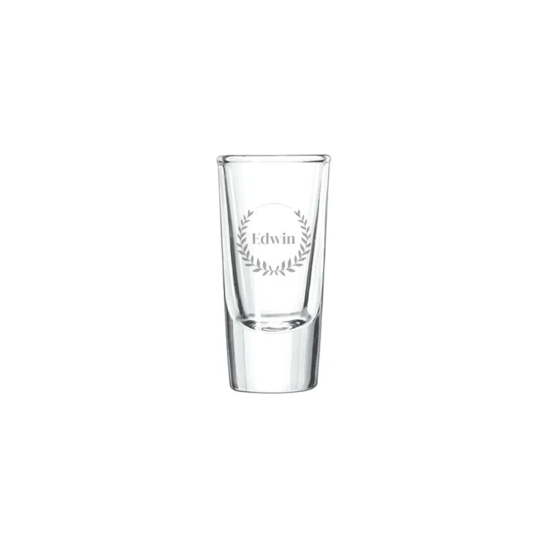 borrelglas graveren | shotjes personaliseren | Gepersonaliseerd glas